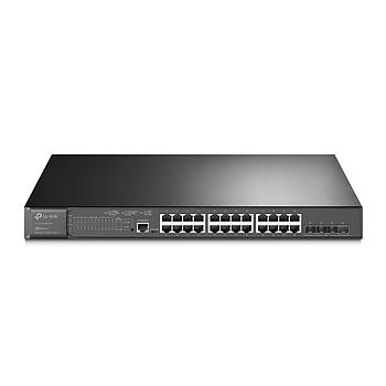 TP-Link Switch TL-SG3428XMP, 24 x GbE, POE+ (384W), 4 x SFP+ (10G), Omada, limited lifetime warranty